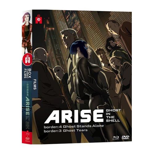 Ghost In The Shell : Arise - Les Films - Border 3 : Ghost Tears + Border 4 : Ghost Stands Alone - Combo Blu-Ray + Dvd