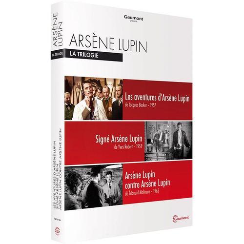 Arsène Lupin, La Trilogie : Les Aventures D'arsène Lupin + Signé Arsène Lupin + Arsène Lupin Contre Arsène Lupin