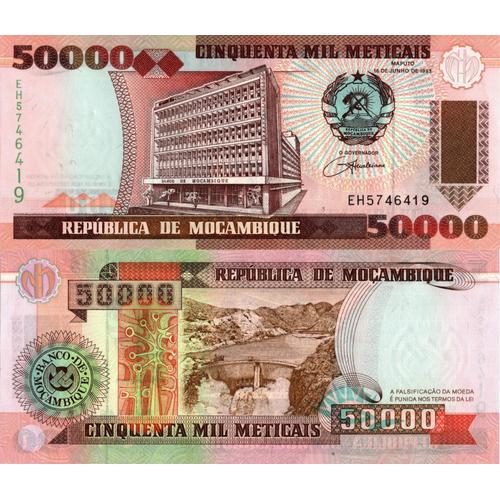 Mozambique / 50.000 Meticais / 1993 / P-138(A) / Unc