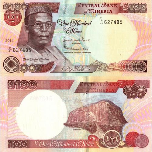 Nigeria / 100 Naira / 2011 / P-28(K) / Aunc