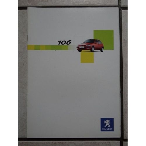 Brochure Documentation Peugeot 106
