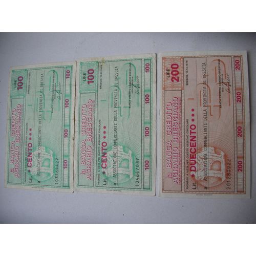 Billets Italien