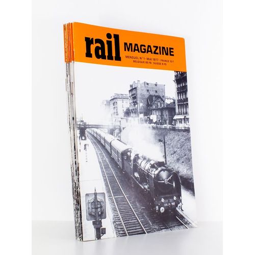 Rail Magazine - Mensuel, Année 1977 ( Lot De 7 Numéros Sur 8 ) : N° 1, 2, 3, 4, 5, 6, 8