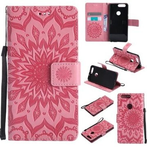 Coque En Cuir Aimant Pour Huawei Honor 8