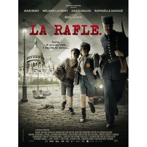 La Rafle -Véritable Affiche De Cinéma Pliée -Format 40x60 Cm -De Rose Bosch Avec Jean Reno, Mélanie Laurent, Gad Elmaleh, Sylvie Testud, Raphaëlle Agogué, Anne Brochet, Catherine Allegret - 2010