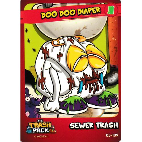 Carte Trading Card Game The Trash Pack Doo Doo Diaper 05-109