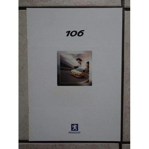 Brochure Documentation Peugeot 106
