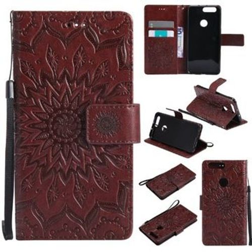 Coque En Cuir Aimant Pour Huawei Honor 8