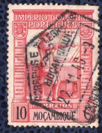 Mozambique 1938 Oblitéré Daté Used Empire Colonial Portugais Navigateur Vasco Da Gama