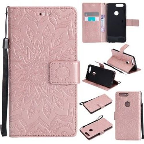 Coque En Cuir Aimant Pour Huawei Honor 8