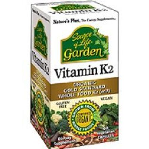 Nature's Plus - Source Of Life Garden Vitamine K2 60 Capsules Végétales 