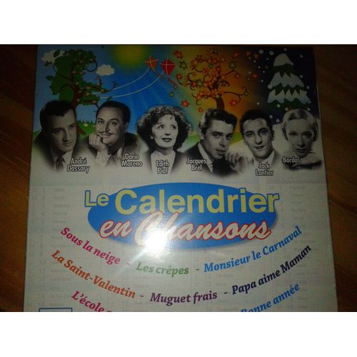 Le Calendrier Des Chansons