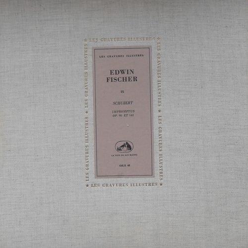 Edwin Fischer Ix Schubert Impromptus Op.90 Et 142
