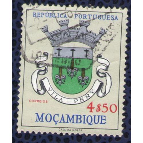 Mozambique 1961 Oblitéré Rond Used Blason De La Villle Vila Pery