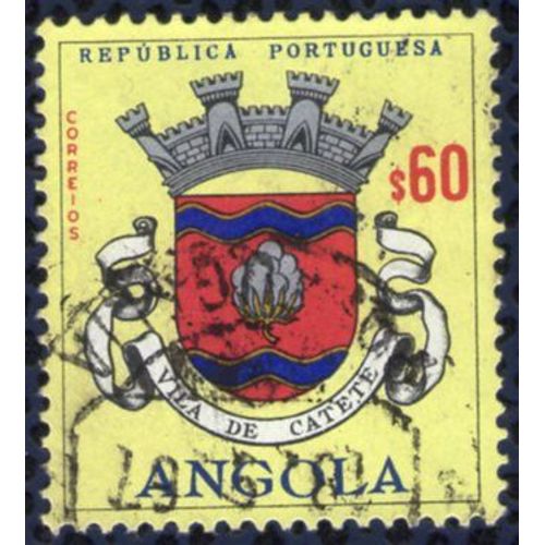 Angola 1963 Oblitéré Rond Used Blason De La Ville Vila De Catete