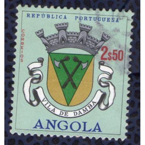 Angola 1963 Oblitéré Rond Used Blason De La Ville Vila De Damba