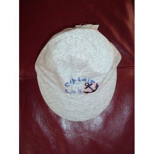 Casquette Grise Garçon 6/8 Ans Neuve - Vertbaudet 