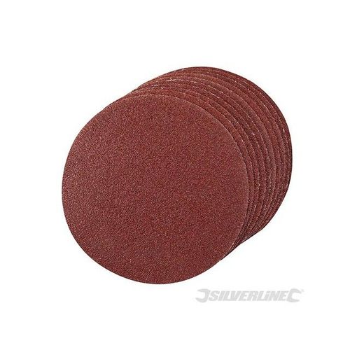 Lot de 10 disques auto-agrippants 125 mm - Grains assortis