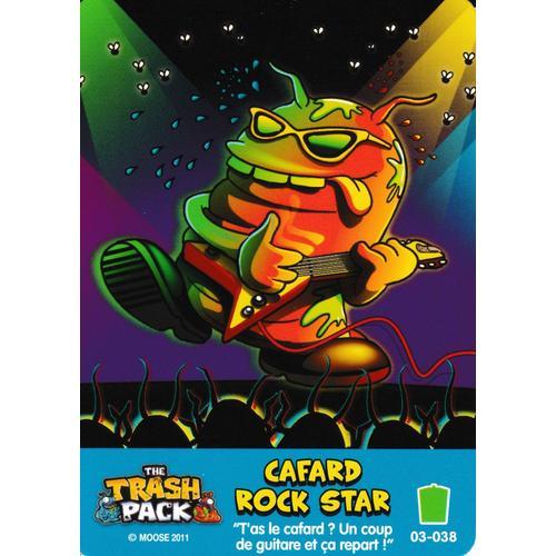 Carte Trading Card Game The Trash Pack Cafard Rock Star 03-038