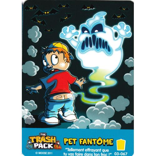 Carte Trading Card Game The Trash Pack Pet Fantome 03-067