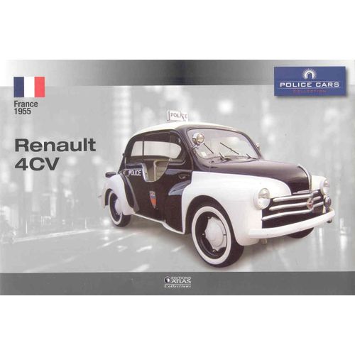 Renault 4cv Police De Paris 1955 - Editions Atlas-Atlas