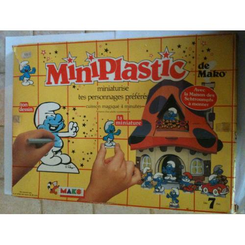 Miniplastic De Mako Maison Des Schtroumpfs À Monter 