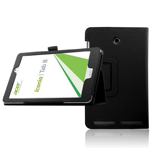 Etui Stand Pour Acer Iconia Tab 8 A1-840 Fhd - Noir