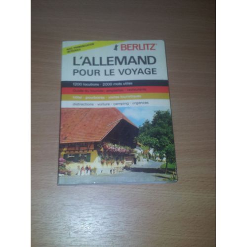 L'allemand Pour Le Voyage 