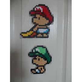 Baby Mario Et Luigi - Perler Hama