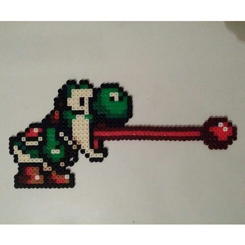 Mario: Yoshi - Perler Hama