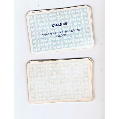 16 Cartes Chance Monopoly 16 Cartes Chance Monopoly