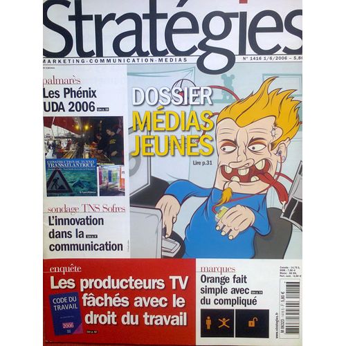 Stratégies N°1416 (Marketing-Communication-Médias)