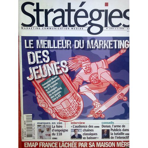 Stratégies N°1403 (Marketing-Communication-Médias)