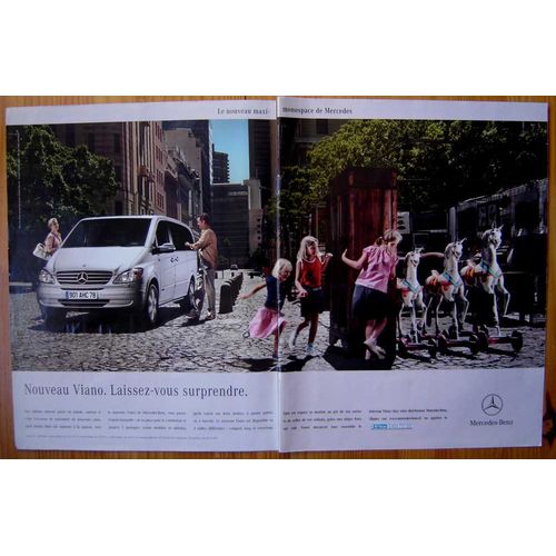 Publicité Papier - Voiture Mercedes Viano De 2004