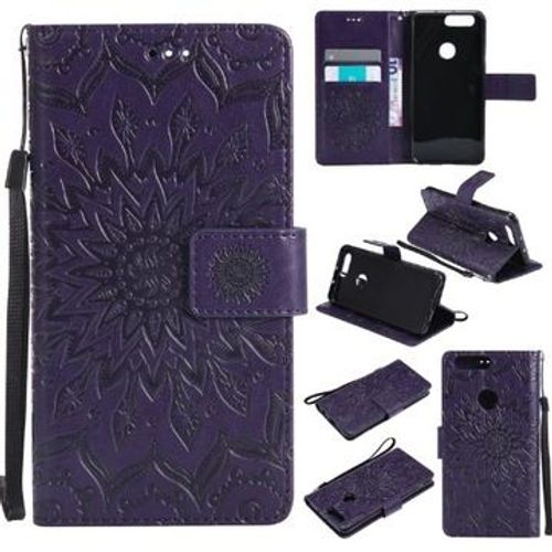 Coque En Cuir Aimant Pour Huawei Honor 8