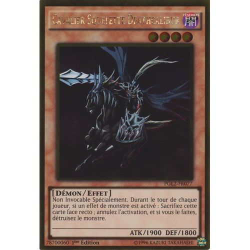 Yu-Gi-Oh! Cavalier Squelette Deathcalibur : Pgl2-Fr077 -Vf/Gold Rare-