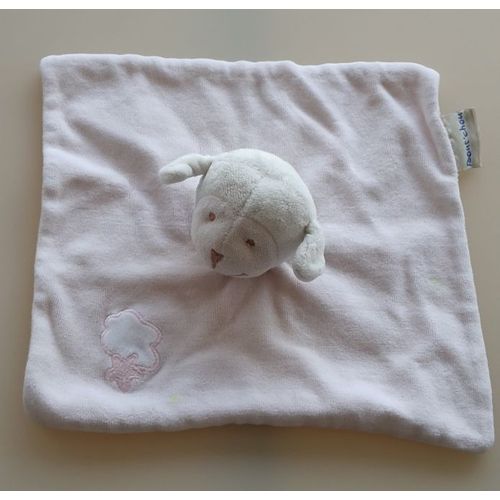 Doudou Plat Mouton Rose Bout'chou