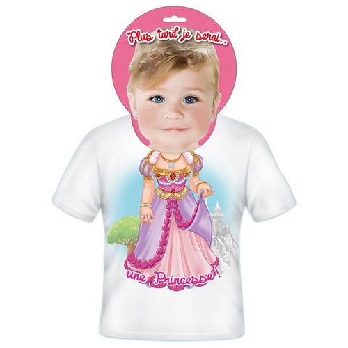 T-Shirt  Enfants  Plus Tard Je Serais Princesse 
