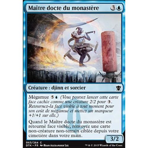  Maître Docte Du Monastère -  Les Dragons De Tarkir - C
