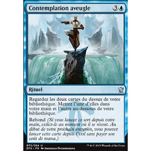  Contemplation Aveugle - Les Dragons De Tarkir - U