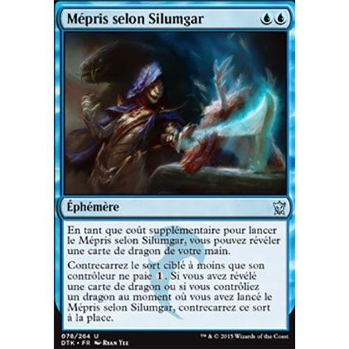  Mépris Selon Silumgar - Les Dragons De Tarkir - U