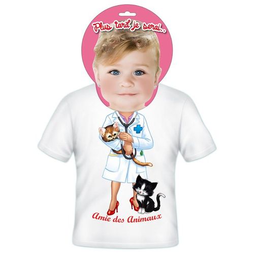 T-Shirt Enfants Plus Tard Je Serais Amie Des Animaux