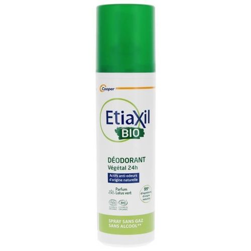 Déodorant En Spray - Etiaxil - Végétal 24h Lotus Vert Bio - Sans Alcool - 100 Ml 