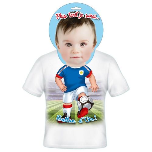 T-Shirt  Enfants  Plus Tard Je Serais Ballon D'or