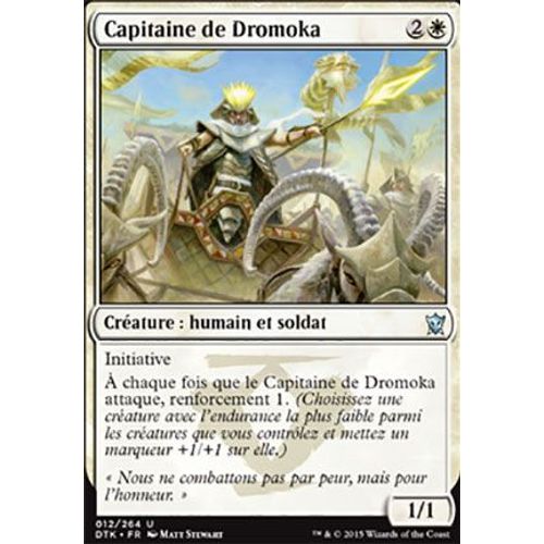  Capitaine De Dromoka - Les Dragons De Tarkir - U
