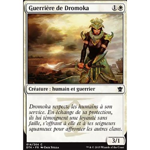  Guerrière De Dromoka - Les Dragons De Tarkir - C