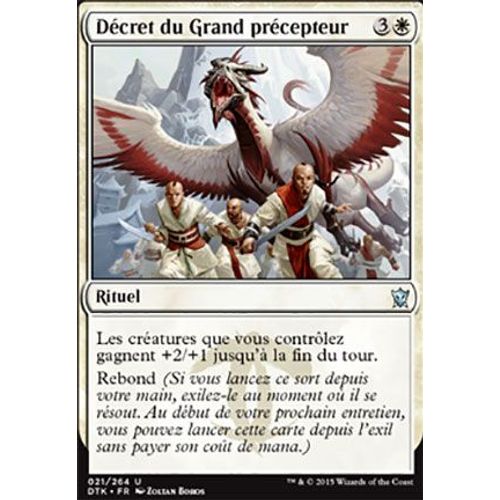  Décret Du Grand Précepteur - Les Dragons De Tarkir - U
