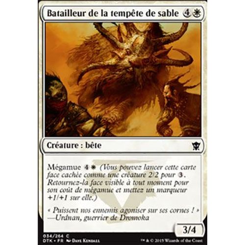  Batailleur De La Tempête De Sable - Les Dragons De Tarkir - C