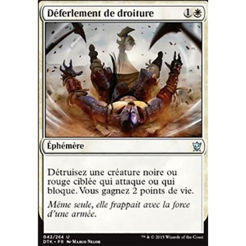  Déferlement De Droiture - Les Dragons De Tarkir - U