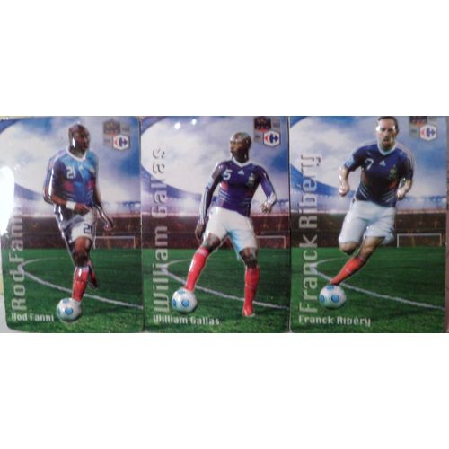 Lot De 03 Magnet Équipe De France - Mondial 2010